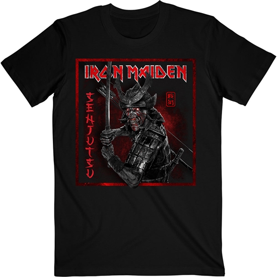 Iron Maiden: Senjutsu Cover Distressed T-shirt M