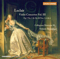 Leclair, J.M. - Violin Concertos Vol.3