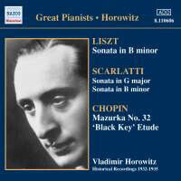 Liszt/Scarlatti - Recorded 1932-1934