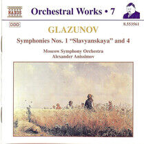 Glazunov, Alexander - Symphonies No.1 Vol.7