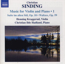 Sinding - Music For Violin & Piano