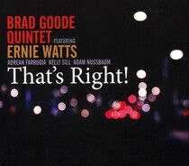 Goode, Brad -Quintet- - That's Right! -Digislee-