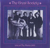 Great Society - Live At the.. -Reissue-