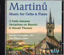 Martinu, B. - Music For Cello & Piano
