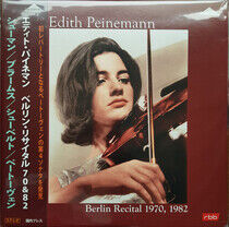 Peinemann, Edith - Berlin Recital.. -Ltd-