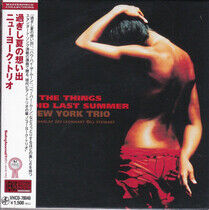 New York Trio - Things We.. -Jap Card-