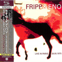 Fripp & Eno - Live In Paris 28-05-1975