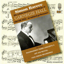 Barere, Simon - Live At Carnegie Hall 5