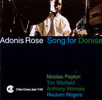 Rose, Adonis -Quartet- - Songs For Donise