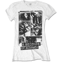 5 Seconds of Summer: Photo Block Girl T-shirt S