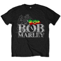 Marley, Bob: Distressed Logo T-shirt