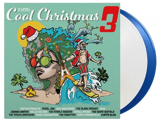Diverse Kunstnere: A Very Cool Christmas 3 (Limited Crystal Clear & Blue Vinyl edition)