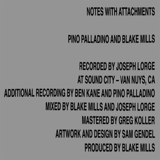 Pino Palladino & Blake Mills: Notes With Attachments (Vinyl)