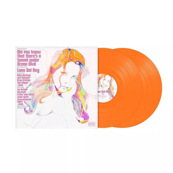 Lana Del Rey - Did You Know That There\'s A Tunnel Under Ocean Blvd. (Orange Translucent 2xVinyl edition)