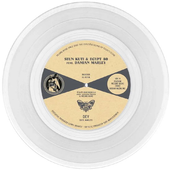 Seun Kuti, Egypt 80, & Damian Marley - Dey / Dey Instrumental (Transparent vinyl) 