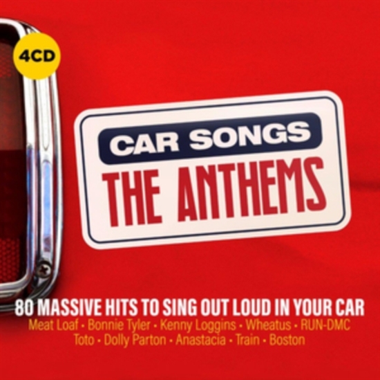 Diverse Kunstnere: Car Songs - The Anthems (4xCD)