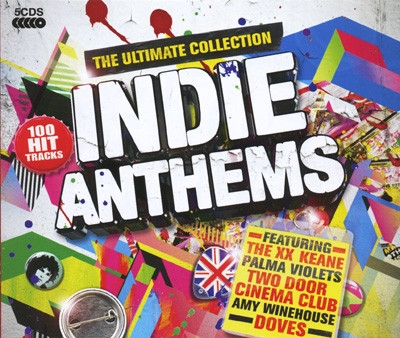 Diverse Kunstnere: Indie Anthems (5xCD)