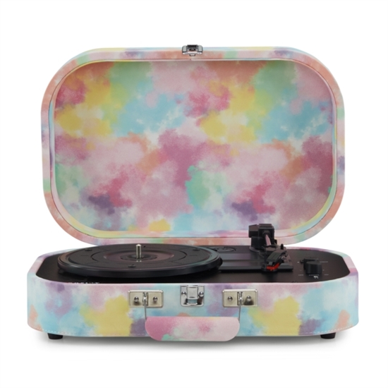 Pladespiller: Crosley Discovery Portable Tie-Dye