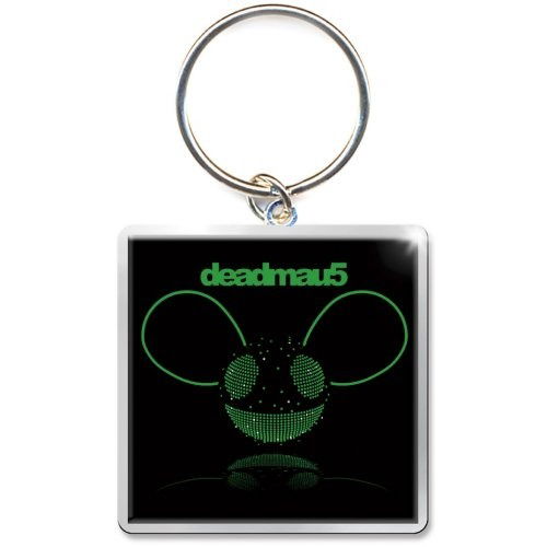 Deadmau5 Keychain: Green Head (Photo Print)