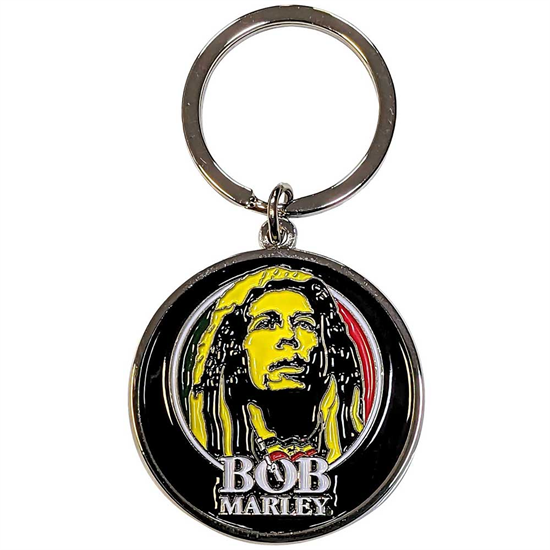 Bob Marley Keychain: Logo Face
