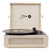 Studio 57 Groovy Pladespiller (Cream)