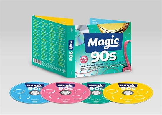 Diverse Kunstnere: Magic 90\'s (4xCD)