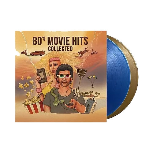 Various - 80\'s Movie Hits Collected (Blue / Gold Coloured edition Vinyl)