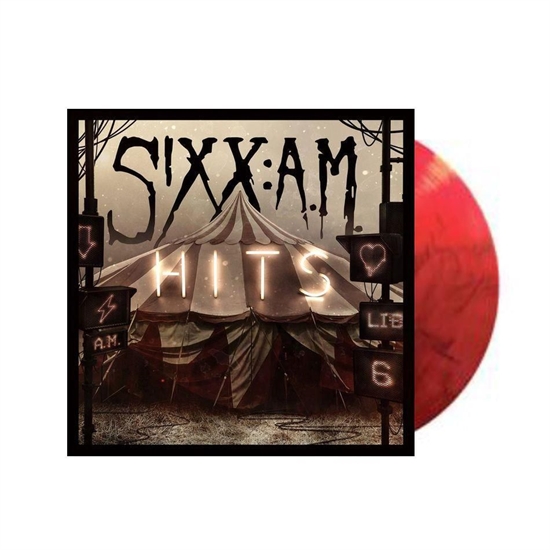 Sixx: A.M. - Hits (Limited Edition Colored Rød Smokey 2xVinyl)