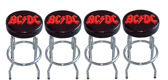 AC/DC: Logo Bar Stool (4 stk.)