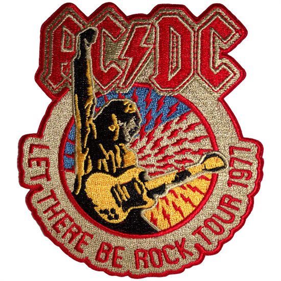 AC/DC Woven Patch: Let There Be Rock Tour 1977 (PREORDER)
