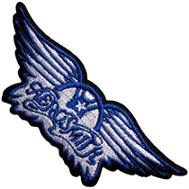 Aerosmith Woven Patch: Wings Blue (PREORDER)