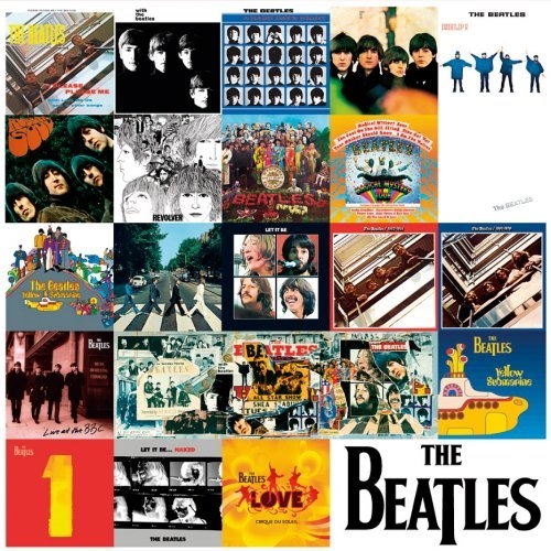 The Beatles - Metal Wall Sign - Albums Chronology