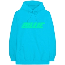 Eilish, Billie: Logo & Blohsh Neon-bl  Hoodie