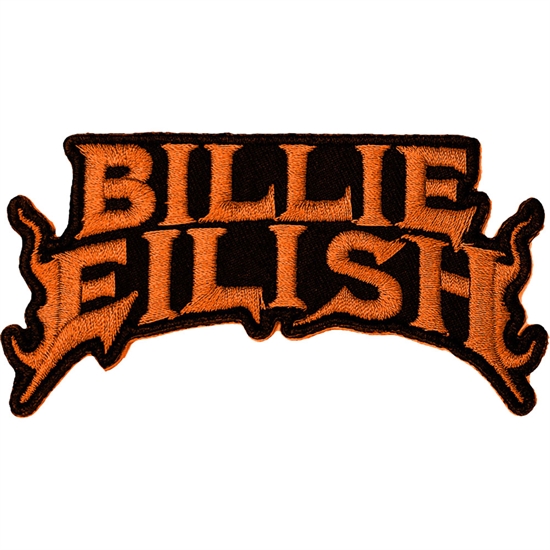 Eilish, Billie: Flame Orange Patch