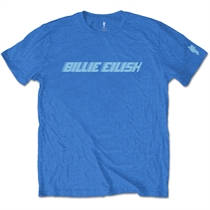Eilish, Billie: Blue Racer Logo T-shirt