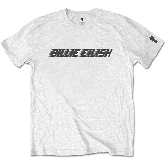 Billie Eilish: Black Racer Logo T-shirt S