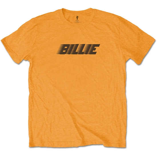 Eilish, Billie: Racer Logo & Blohsh Orange T-shirt