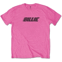 Eilish, Billie: Racer Logo & Blohsh Pink T-shirt