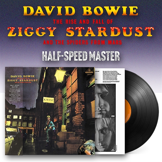 David Bowie - The Rise and Fall of Ziggy Stardust and The Spiders from Mars 50th Anniversary Edition Half-Speed Master (Vinyl)