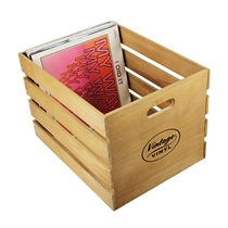 Vinyl kasse i Træ