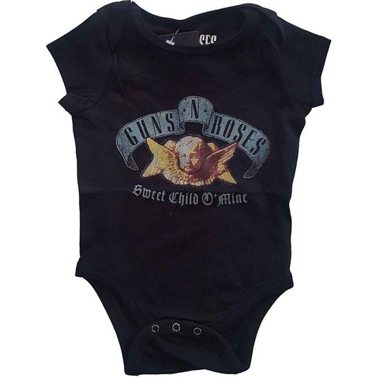 Guns N\' Roses Kids Baby Grow: Sweet Child O\' Mine    0 - 3 mdr.  (Sort)
