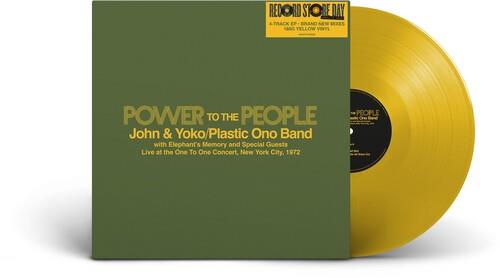 John & Yoko / The Plastic Ono Band, Elephant’s Memory – Live at the One To One Concert, New York City, 1972 (RSD 2025 Yellow Vinyl)