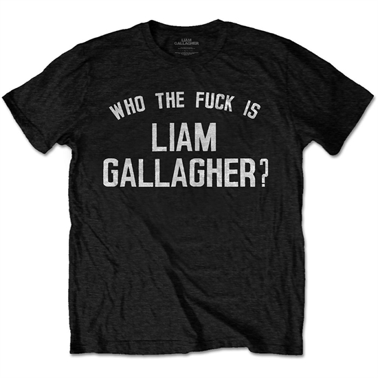 Gallagher, Liam: Who The Fuck... Black T-shirt XL