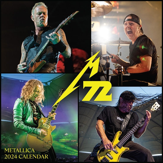 METALLICA 2024 SQUARE CALENDAR