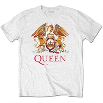 Queen: Classic Crest White T-shirt