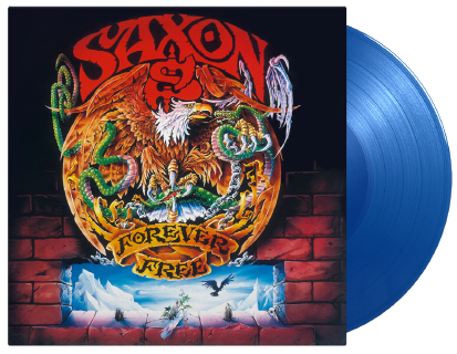 Saxon - Forever Free Ltd. (Limited Translucent Blue Vinyl edition)