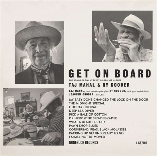 Taj Mahal & Ry Cooder - GET ON BOARD (Vinyl) - LP VINYL