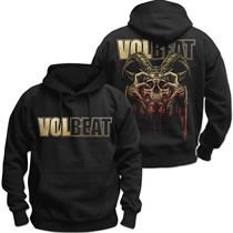 Volbeat: Bleeding Crown Skull Hoodie