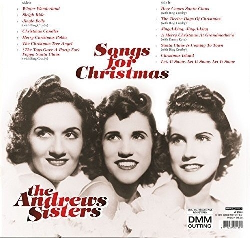 Andrews Sisters, The: Songs For Christmas (Vinyl)
