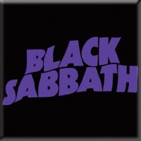 Black Sabbath: Wavy Logo Fridge Magnet